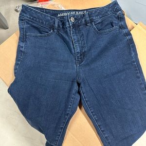 AE Hi-Rise dark wash Jeggings